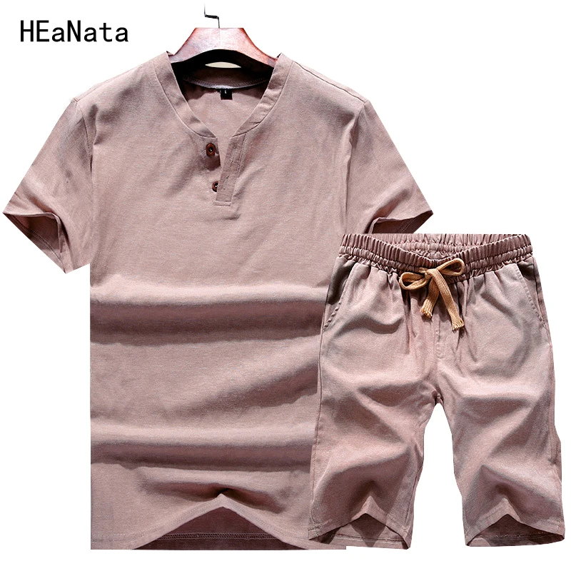 Летние мужские шорты комплекты одежды комплект из двух предметов спортивный