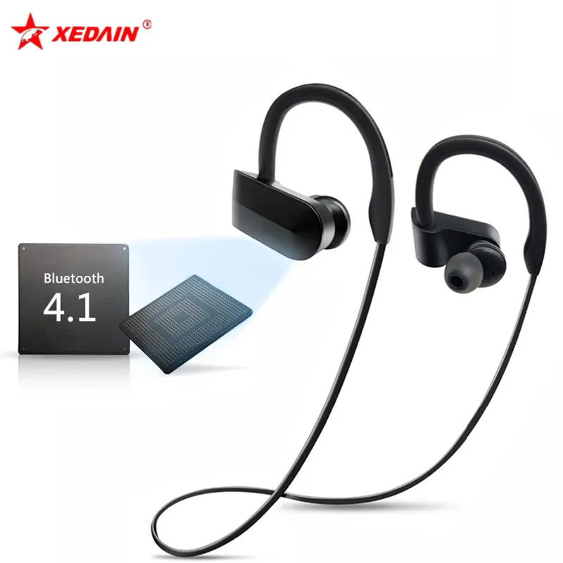 Спортивные Bluetooth наушники, беспроводные наушники, Bluetooth гарнитура, водонепроницаемый шумоподавитель с микрофоном для телефонов android ios