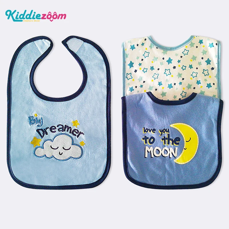 3PCS/SET New Baby &amp Kids Girl Boy Child Medium Cute newborn Pocket Children Newborn Accessories Infant Bibs for Toddler | Детская