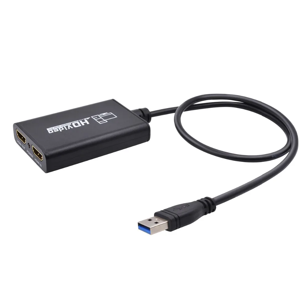 Elistooop 1080P USB 3 0 конвертер ТВ тюнер аудио игра видеозахват карта HDMI Full HD Захват