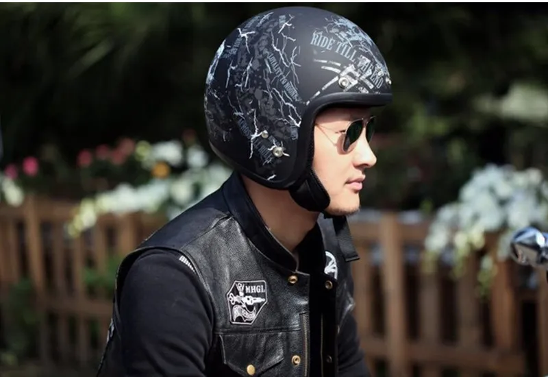 VCOROS бренд ретро Мото шлем Винтаж мото rcycle шлем для чоппера велосипеды для vespa мото rbike шлемы cascos para moto
