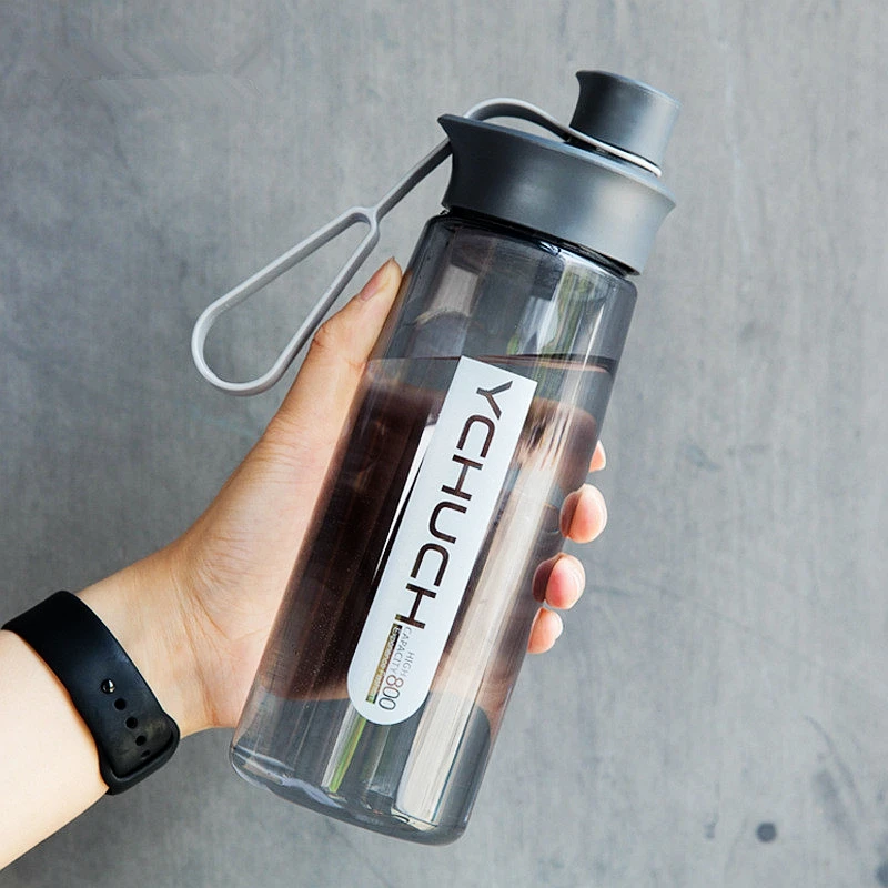 Бутылка для воды шейкеры для протеиновых коктейлей Портативный Бутылка Спорт Отдых на природе Пеший Туризм бутылка для воды с Чай заварки Пластик Чашки 600/800/1000 мл