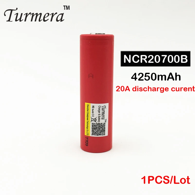 NCR20700B 20700 4250 мАч батарея высокая скорость ячейка 20A для электроинструмента и vape