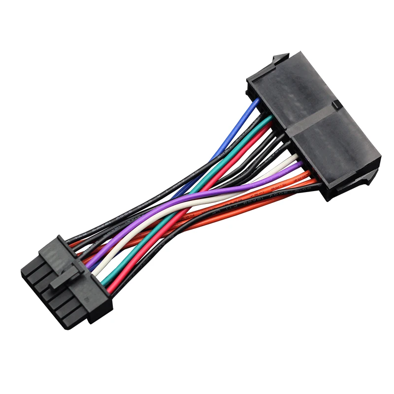 Online 100 PCS 24 Pin Zu 14 Pin ATX NETZTEIL Wichtigsten Power Adapter Geflochtene Ärmeln Kabel Für IBM/Lenovo PCs Und Server