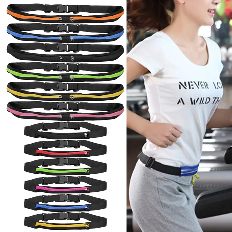 

Sports Fanny Pack Belly Waist Bum Bag Jogging Cycling Running Fitness Belt Pouch