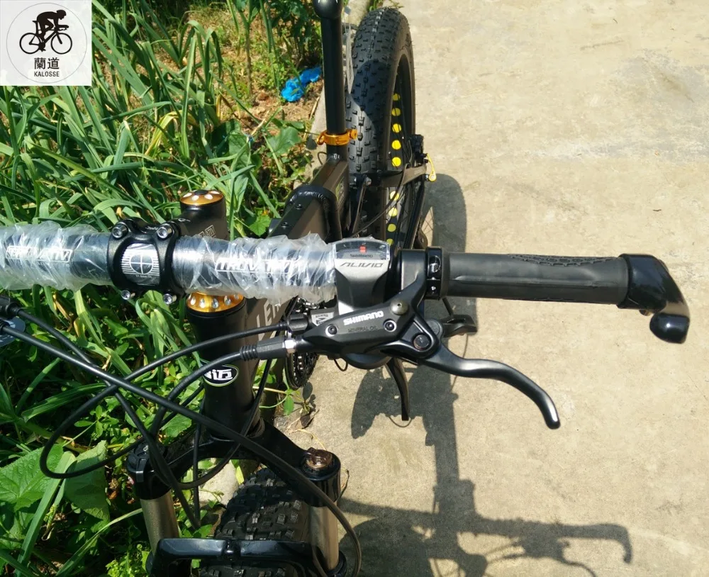 Kalosse new cycling bicicleta mountain bike bicycle 21/24/27/30 speed 26*4.0 tires snow/beach | Спорт и развлечения