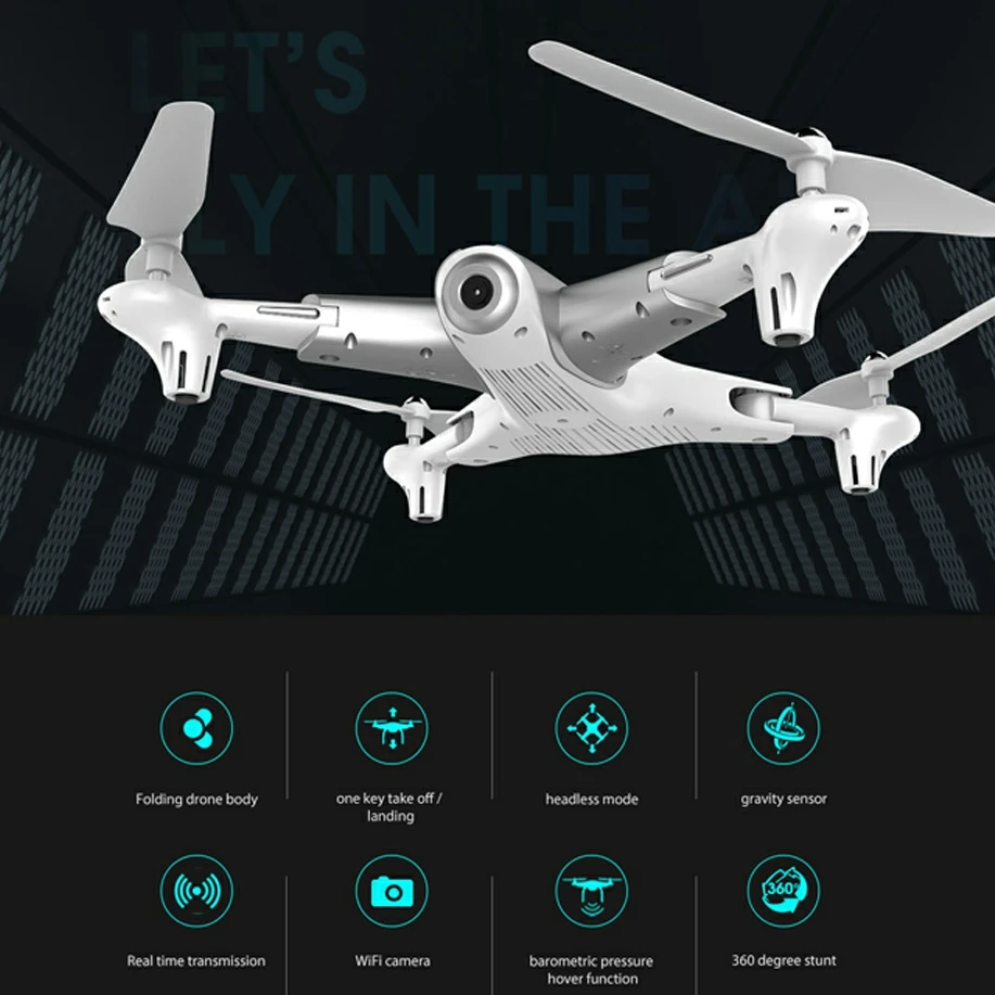 Syma Z3 RC Дрон складной FPV Квадрокоптер с HD Wifi камерой в режиме реального времени