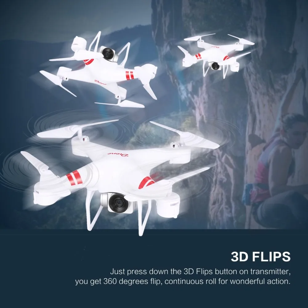 KY101S WiFi FPV широкоугольный 720/1080P камера селфи RC Дрон режим удержания высоты Безголовый 3D переворачивает один ключ возврата Квадрокоптер