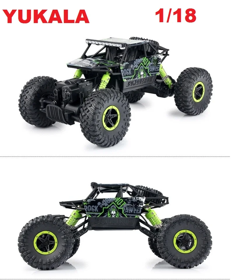 RC Car 2 4G 4CH 4WD Rock Crawlers 4x4 двухмоторный привод Бигфут автомобиль с дистанционным
