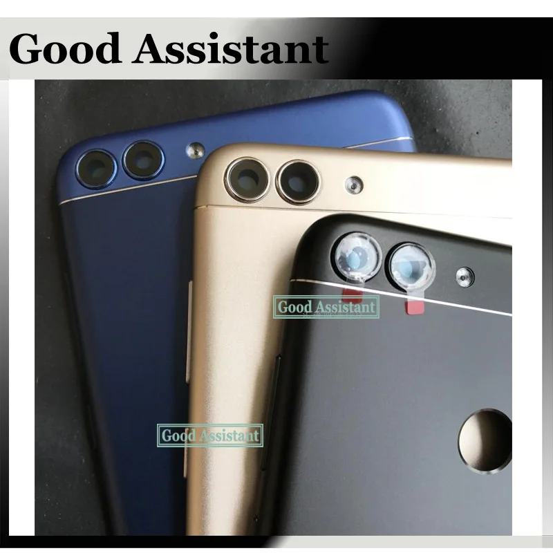 Черный/синий/Золотой задняя крышка для Huawei P Smart FIG LX1 L21 корпус батарейного отсека