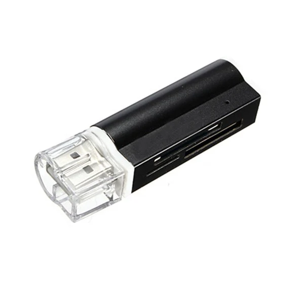 SY-662 USB 2,0 все в 1 мульти устройство чтения карт памяти TF Micro SD MMC карты памяти SDHC M2 Memory Stick MS Duo RS-MMC+ розничная посылка