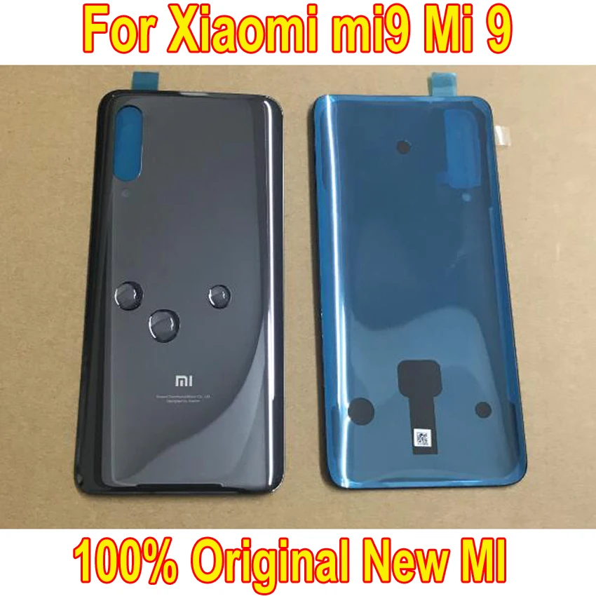 Задняя крышка из 100% стекла для Xiaomi Mi 9 Mi9 Mi10 корпус аккумуляторной батареи задняя с