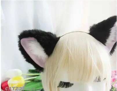 Пара модных игривых костюмов аниме Длинные заколки для волос с кошачьими лисьими