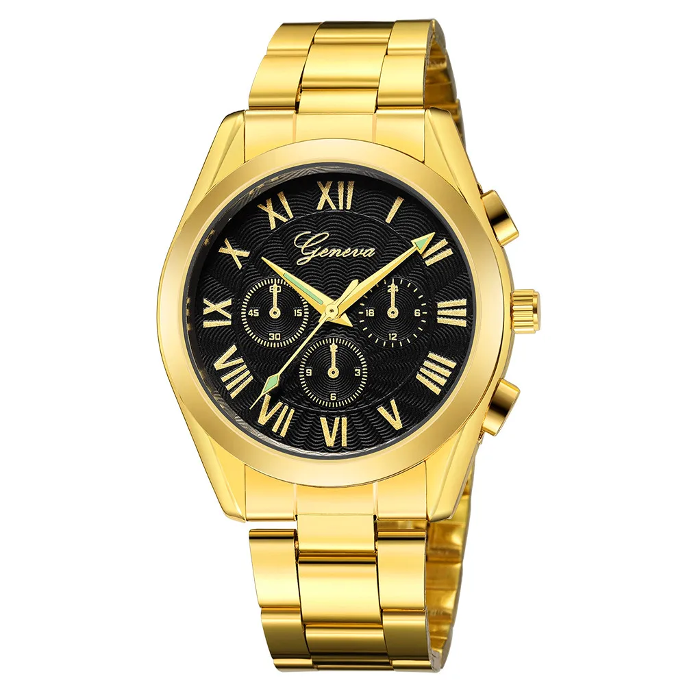 

Mens Watches Top Brand Luxury Men's Stainless Steel Quartz Analog Date Wrist Watch Sport Watches Gifts erkek kol saati #03