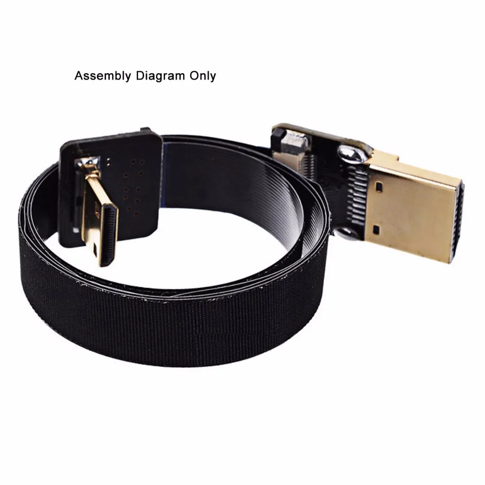HDMI FPV 10 см 20 30 50 80 100 FPC плоский кабель 0 5 мм шаг 20pin для HDTV мультикоптера