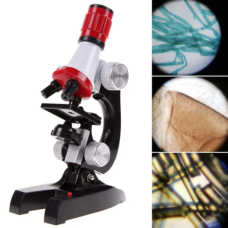 1200X Biological Science Microscope Kids Child Toy Science Lab LED Scientific Instrument