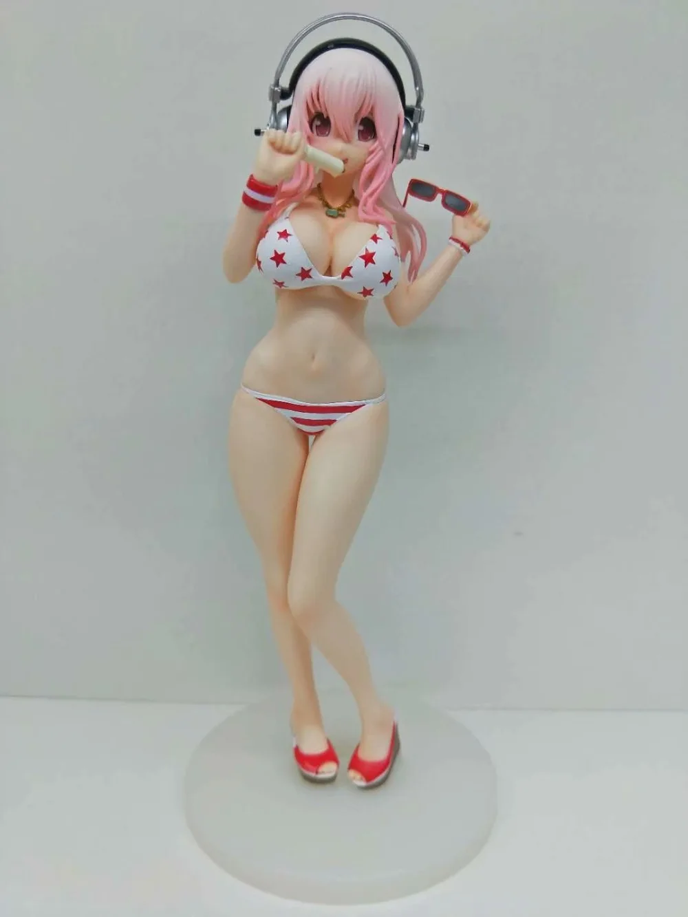 Сексуальная фигурка бикини Super Sonico 20 см кукла из ПВХ аниме игрушки экшн коллекция