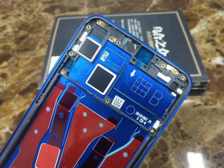 Сменные детали с наклейками для Honor 8X передняя панель ЖК дисплея рамкой Huawei