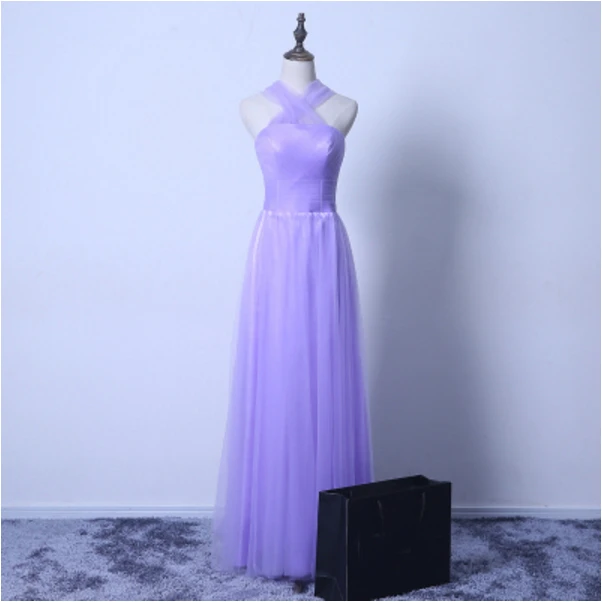 Дешевые лаванды невест горничная без бретелек длиной до пола элегантные платья
