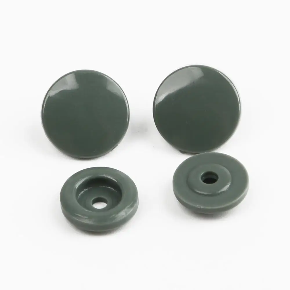 Dark Green Круглые пластиковые застежки, кнопки, застежки, пододеяльник, простыня, кнопка, аксессуары для одежды, для детской одежды, зажимы, 20 комплектов, кам Т5 12 мм - Цвет: Dark Green