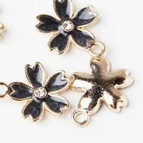 100 шт. модные эмалированные Стразы в горошек жемчужные серьги для изготовления