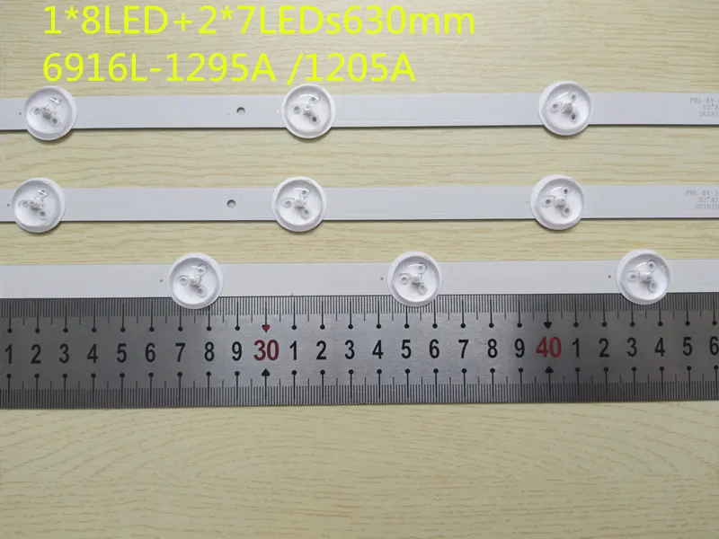 Оригинальная Светодиодная лента 60 шт. (40 * A1 7LED 20 A2 8LED) для подсветки LG 32 "6916L-1105A