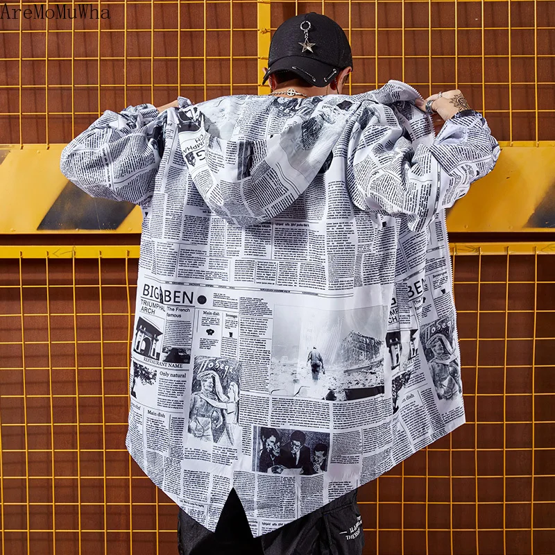 Осенняя Длинная ветровка с капюшоном AreMoMuWha смокинг разрезом Европейская и