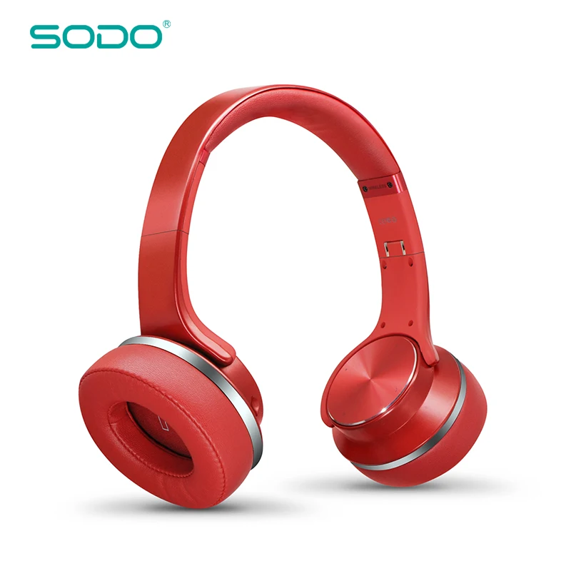 2019 оригинальные наушники SODO MH5 NFC 2 в 1 поворотный Динамик Bluetooth беспроводная