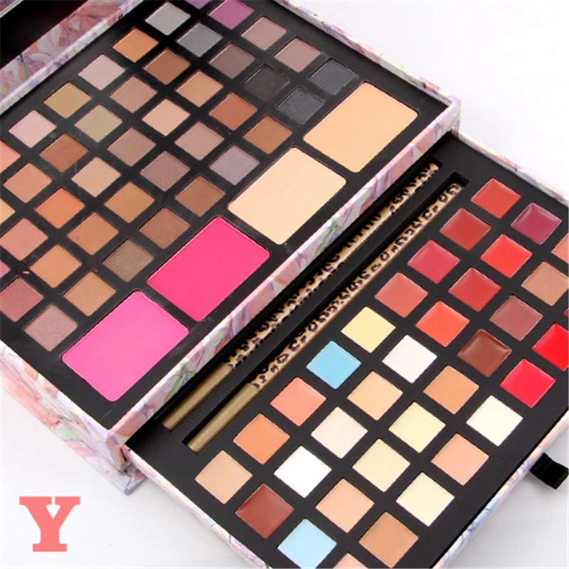 Miss Rose 45 Colors Matte Manual Make Up Kit Long Lasting Easy Wear With Eyeshadow Pen | Красота и здоровье