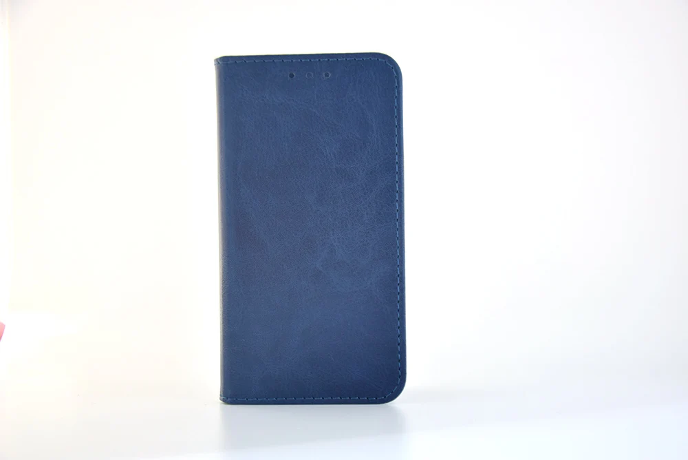Модный простой чехол-книжка из искусственной кожи чехол для meizu m8c m810h M810L чехол-подставка держатель для карт чехол для meizu m8c 5,4" Чехол - Цвет: Dark Blue
