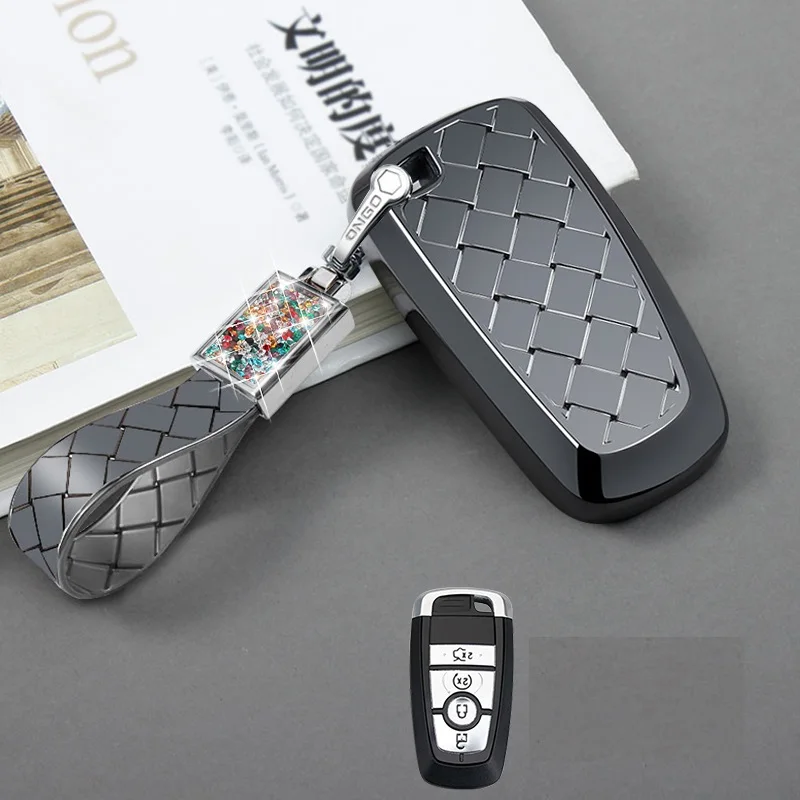 Чехол для ключей для Ford ESCORT EDGE Ecosport Mondeo MUSTANG F-150 aurus Explorer Expedition Lincoln MKC MKZ MKX