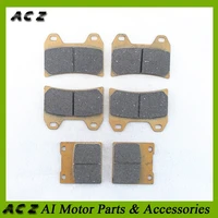acz motorcycle replacement brake parts frontrear brake pads set disc carbon brake pad for suzuki gsx400 gsx1200 fswfsx inazuma