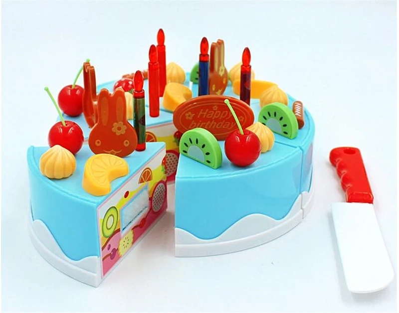 54 шт DIY резки торт ко дню рождения кухня еда игрушка дети ребенок классическая
