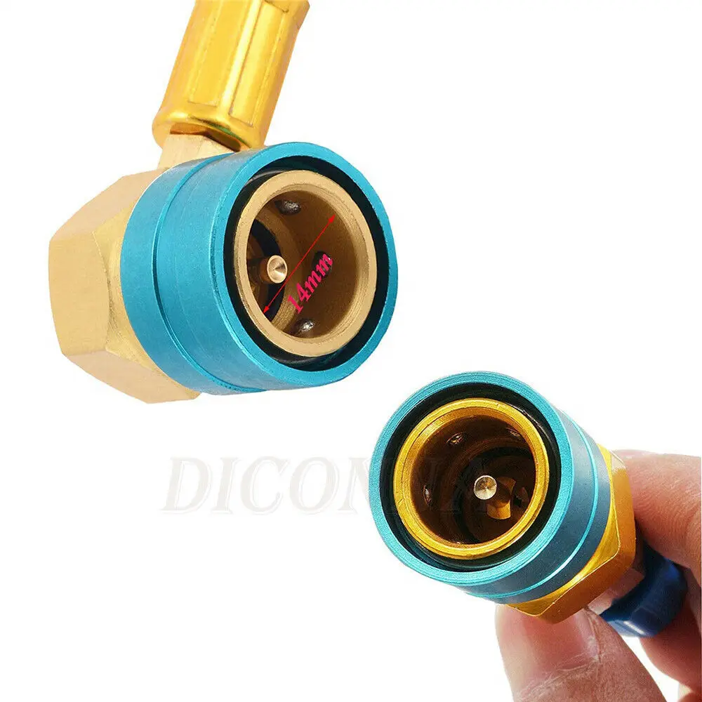 Измерительный шланг для перезарядки измерительный Адаптер A/C HVAC замены фреона