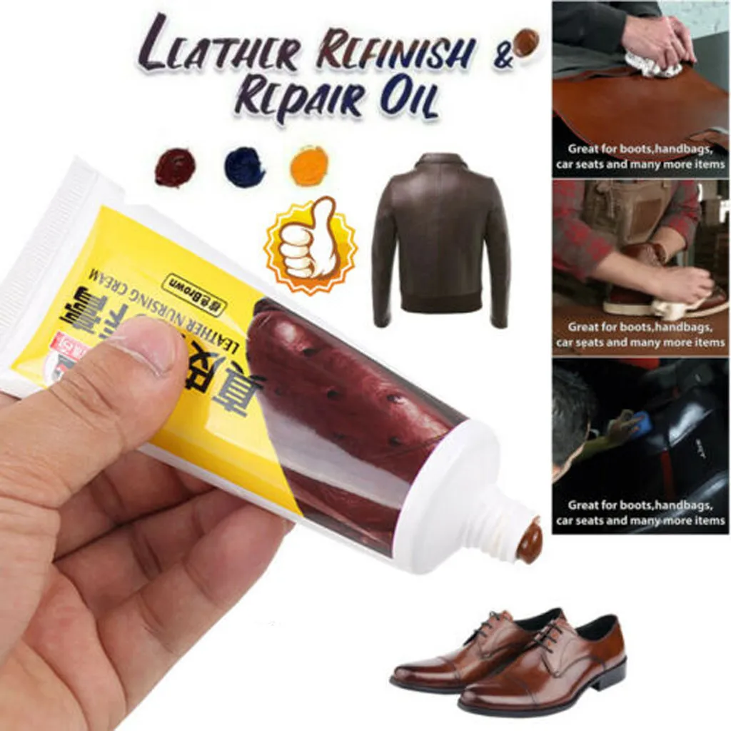 Кожа Refinish ремонт масла Уход крем на сиденье в машину на диван обувь ремесло DIY для овец кожаный мешок обслуживания 2,20