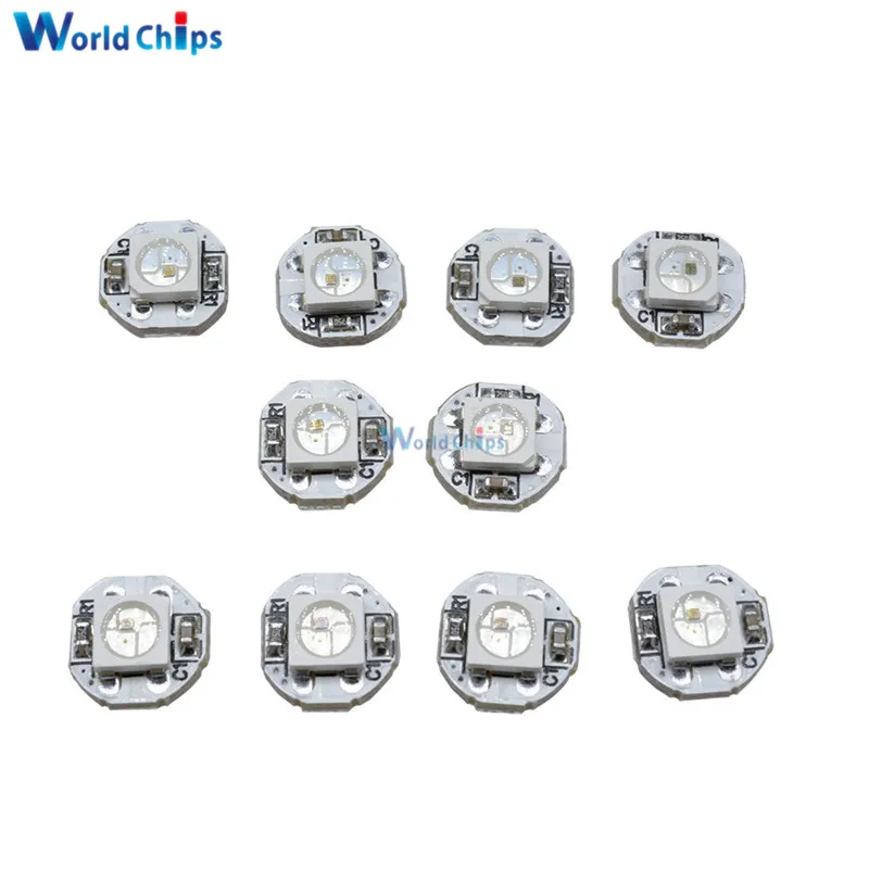 10x10 100 бит печатная плата WS2812B полноцветная DC5V SMD 5050 RGB Светодиодная панель