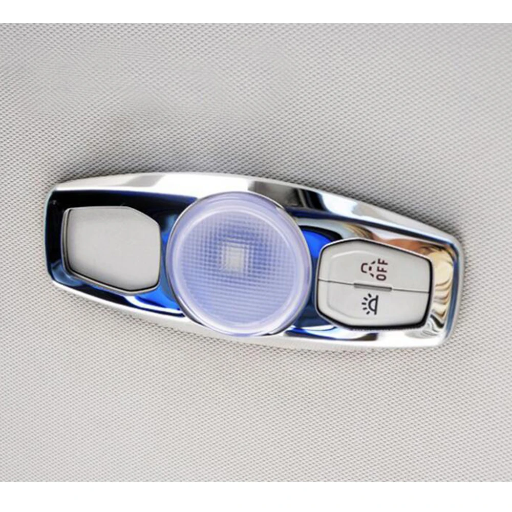 Украшение для Ford Focus 2012 2013 Mondeo 2014 2015 Escape Kuga интерьерная хромированная лампа чтения