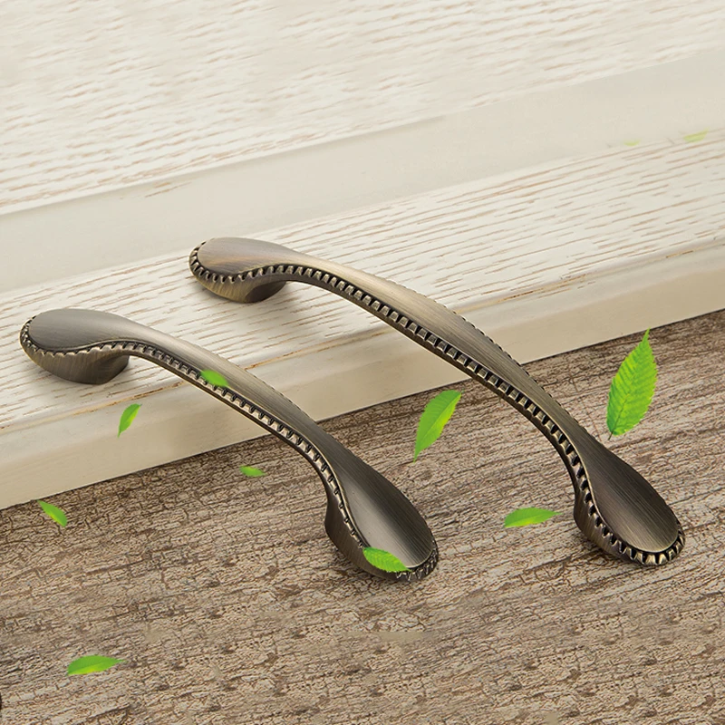 2 шт. античные дверные ручки и металлический ящик тянет старинные кухонные для