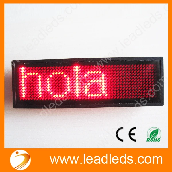 5 бесплатных красных светодиодных прокручивающихся значков с именем сообщения