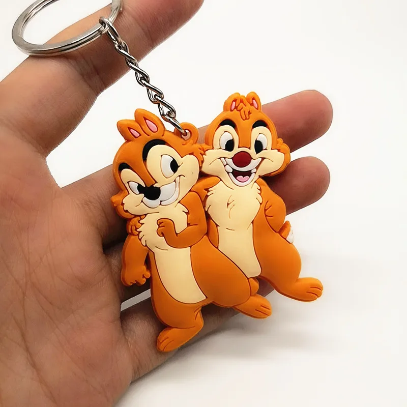 Chip 'n ALE спасательные рейнджеры chipmunk брелок оранжевый желтый животное мультфильм милые маленькие Мужчины Женщины Портативные Простые игрушки Вечерние