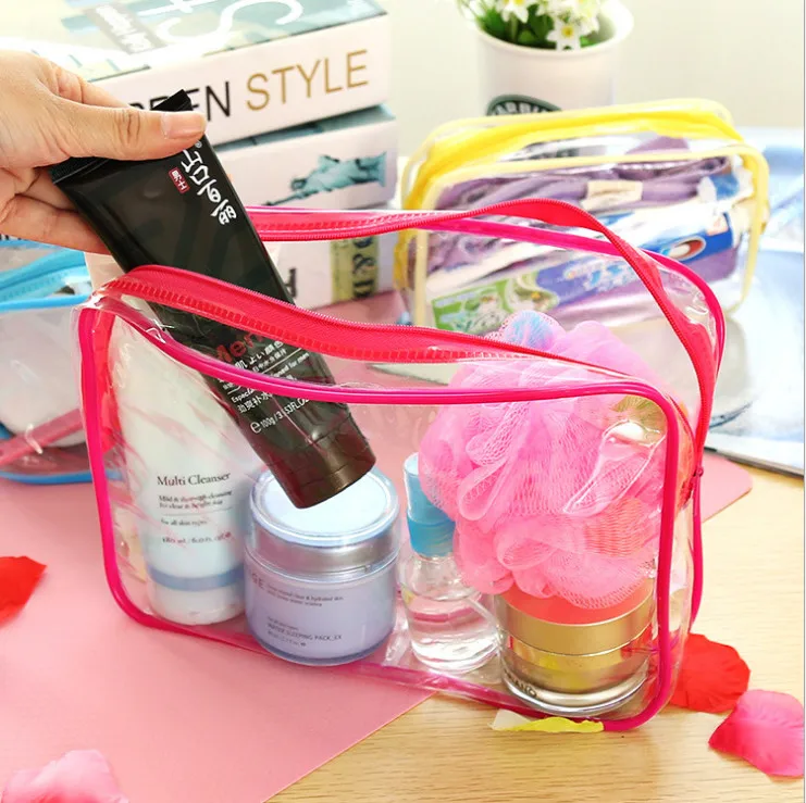 3 шт. прозрачный водонепроницаемый косметический контейнер органайзер