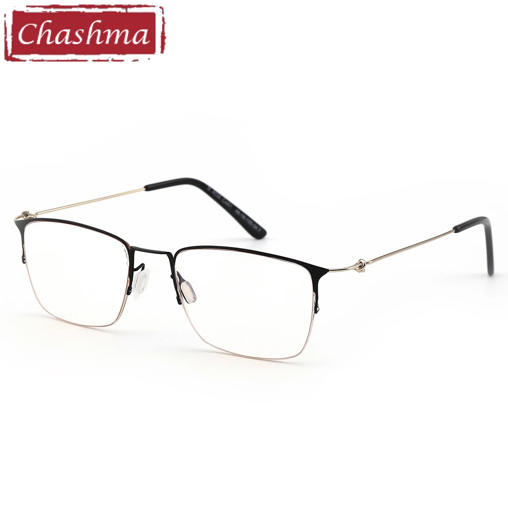 Quality Men Style Titanium Alloy Half Rim Eye Glasses New Arrival ...