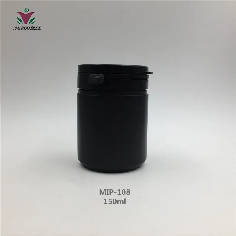 12 шт 60 мл 100 мл 150 мл HDPE черная крышка sules Медицинские бутылки с отрывной крышкой