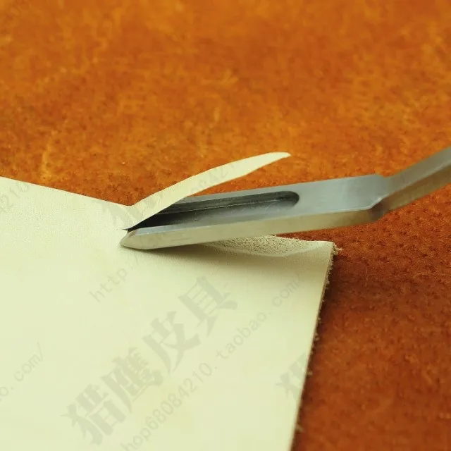 Кожаный нож для кромки/кожаная лопатка кромки|knife saw|knife cliptool cylinder |