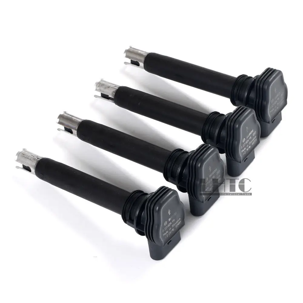 Спираль зажигания 4x0221604115 BO SCH Свеча оригинальная Подлинная для V W Audi Skoda Seat 2.0L 2.0TSI