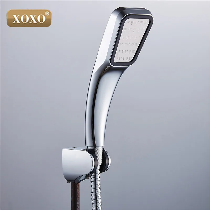 

XOXO 30% Water Saving Shower Head 300% Pressure Boost Powerful 300 Holes ABS Chrome Plated Hand Held Bathroom Shower Head X731