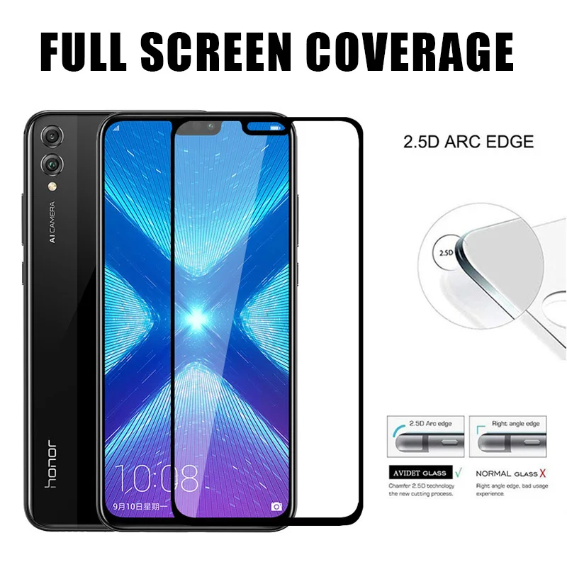 Стекло honor 8x для huawei max защита экрана 8 lite c x pro c8 x8 honor8 пленка защитное стекло