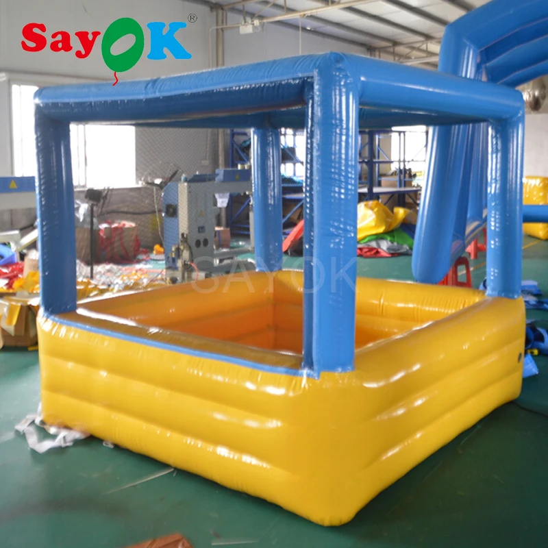 

SAYOK 0.6mm PVC mini inflatable ball pool for children indoor inflatable game for kids