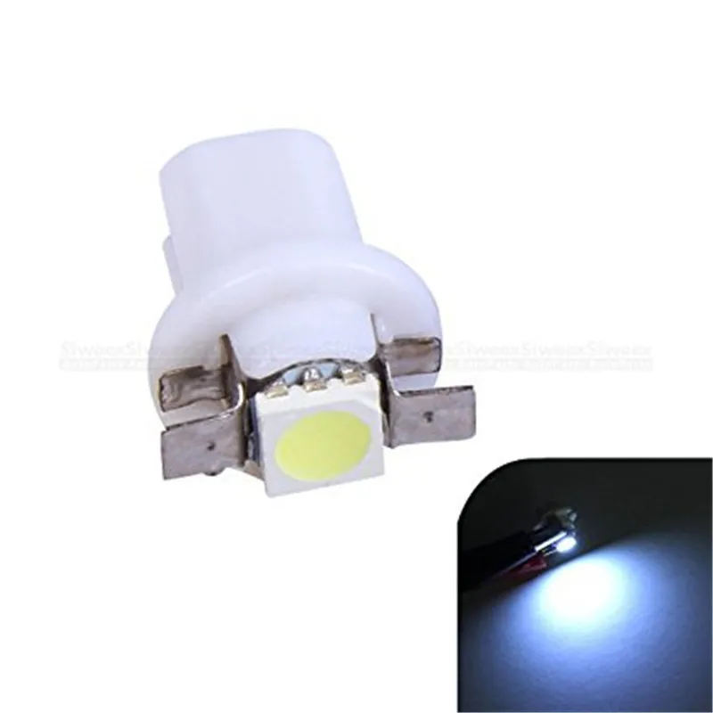 10 шт. 5050 1SMD автомобиля B8.5 светодиодный 12V Speedo приборной панели тире на танкетке с