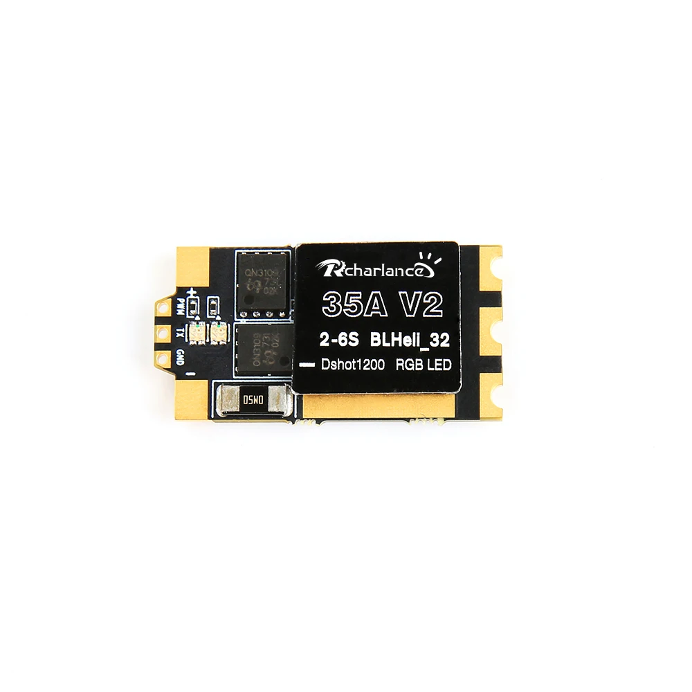 ESC Бесщеточный 35A электронный контроль скорости Blheli_32 Dshot1200 2-6S для RC FPV гоночный